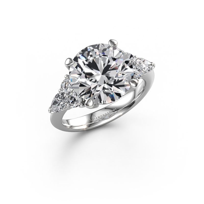 Image of Engagement ring Melani RND 950 platinum Lab grown diamond 5.82 crt