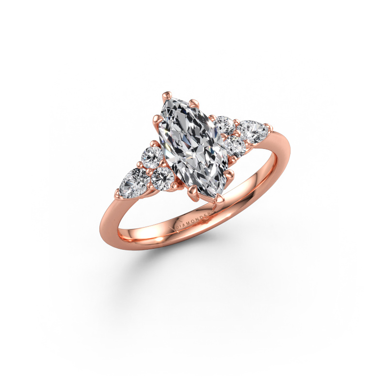 Bild av Förlovningsring Melani MRQ 585 roséguld Diamant 1.79 crt