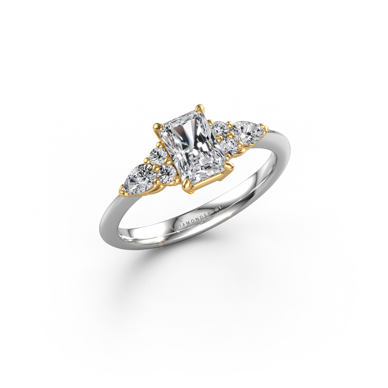 Bild von Verlobungsring Melani RAD 585 Weißgold Lab-grown Diamant 1.21 crt