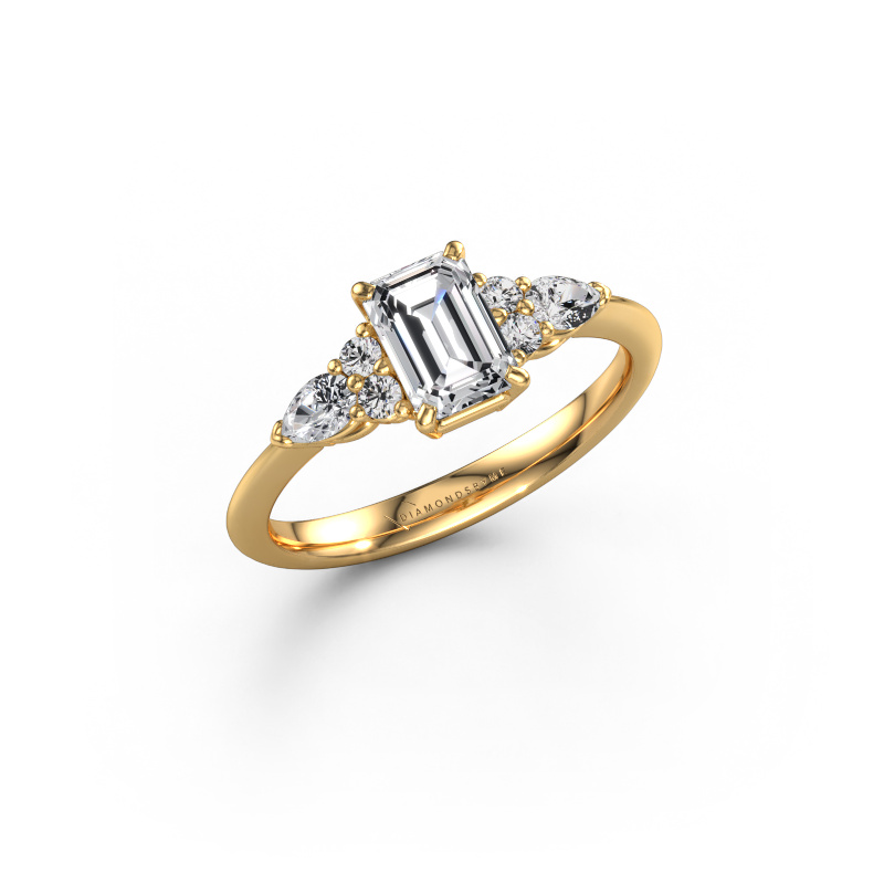 Image de Bague de fiançailles Melani EME 585 or jaune Diamant 1.360 crt