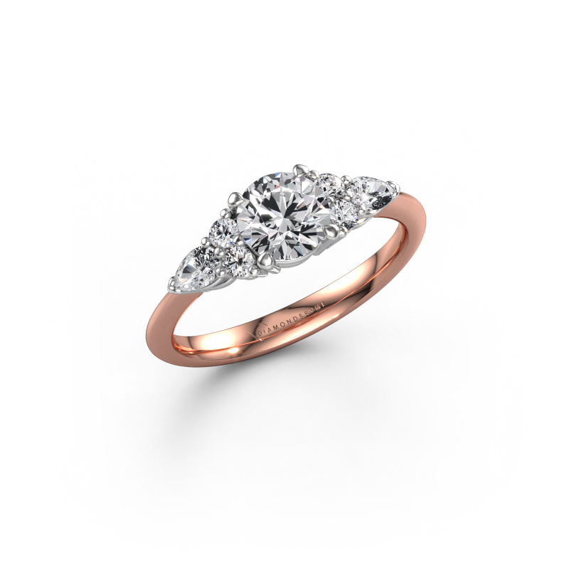 Bild von Verlobungsring Melani RND 585 Roségold Lab-grown Diamant 1.18 crt