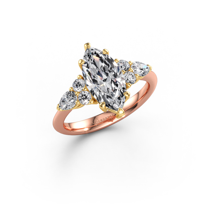 Image of Engagement ring Melani MRQ 585 rose gold Diamond 3.22 crt