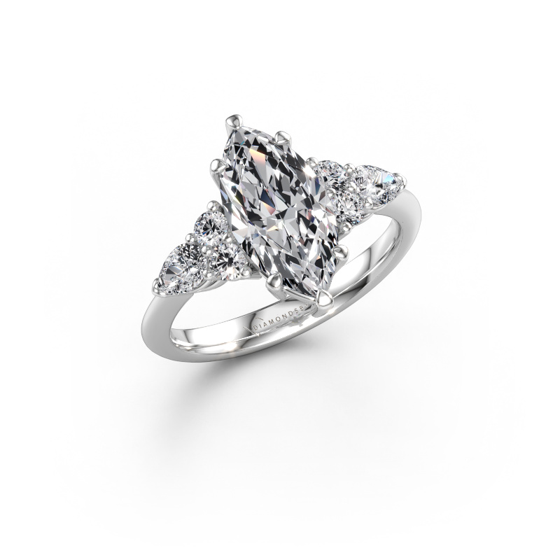 Image of Engagement ring Melani MRQ 950 platinum Diamond 3.22 crt