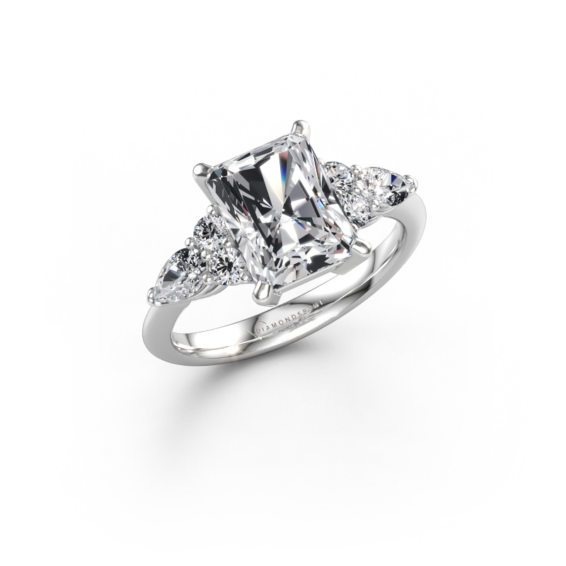 Bild av Förlovningsring Melani RAD 950 platina Diamant 3.22 crt
