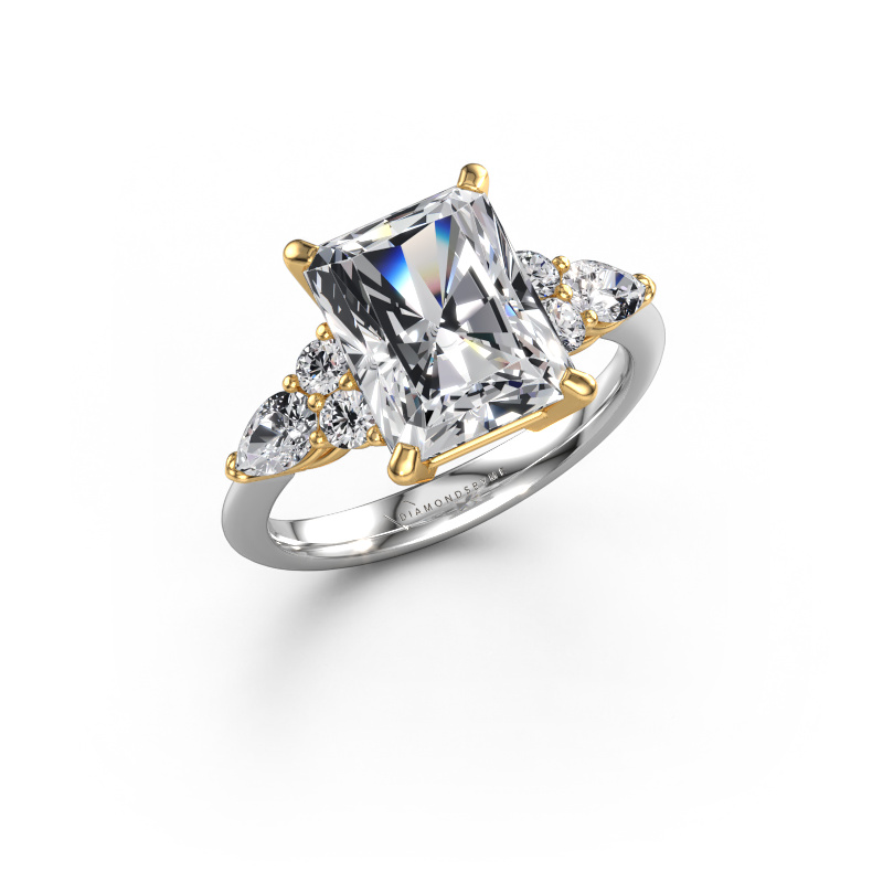 Bild von Verlobungsring Melani RAD 585 Weißgold Lab-grown Diamant 4.22 crt