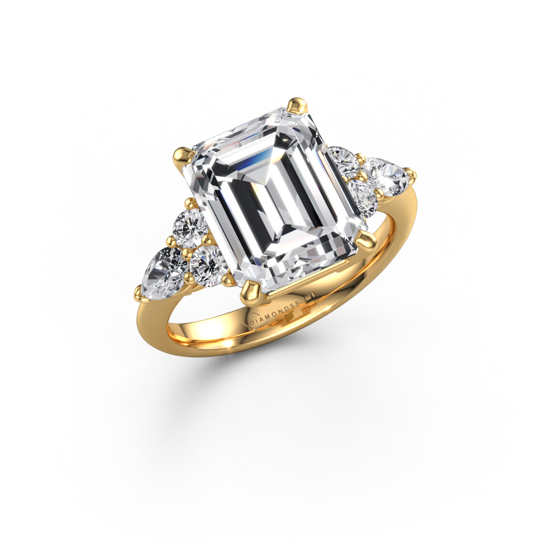 Image of Promise ring Melani EME 585 gold Lab grown diamond 6.03 crt