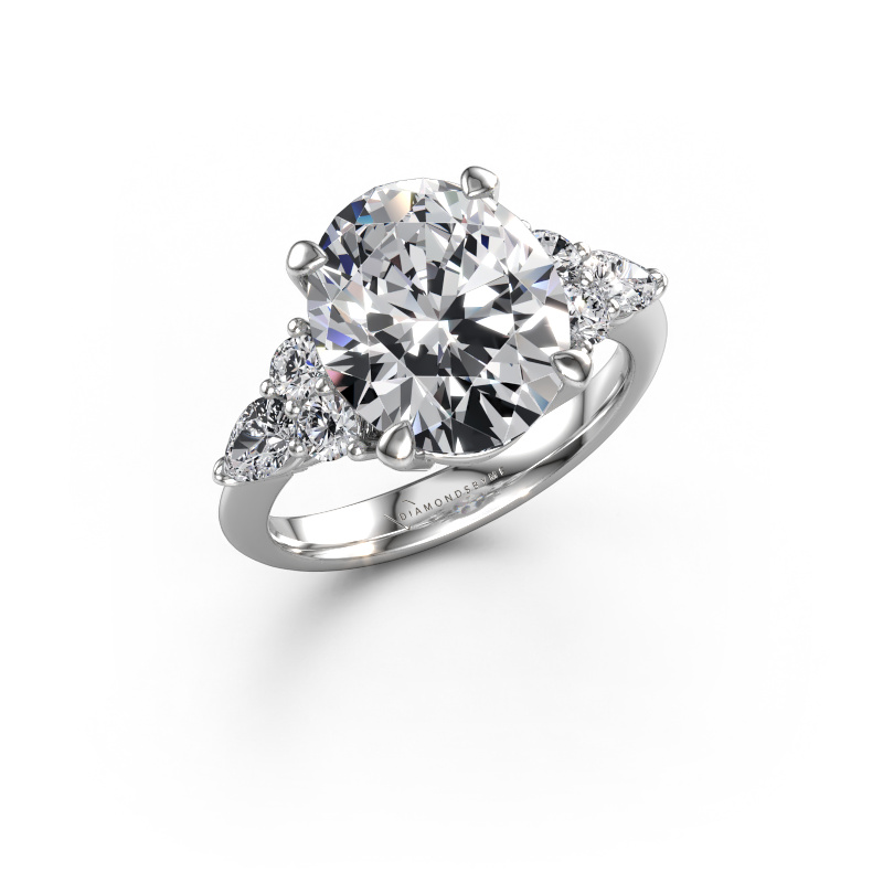 Bild von Verlobungsring Melani OVL 950 Platin Lab-grown Diamant 5.87 crt