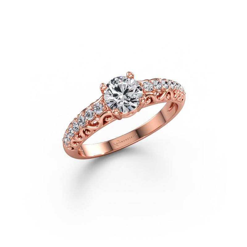 Bild av Förlovningsring Mellie 585 roséguld Diamant 0.82 crt