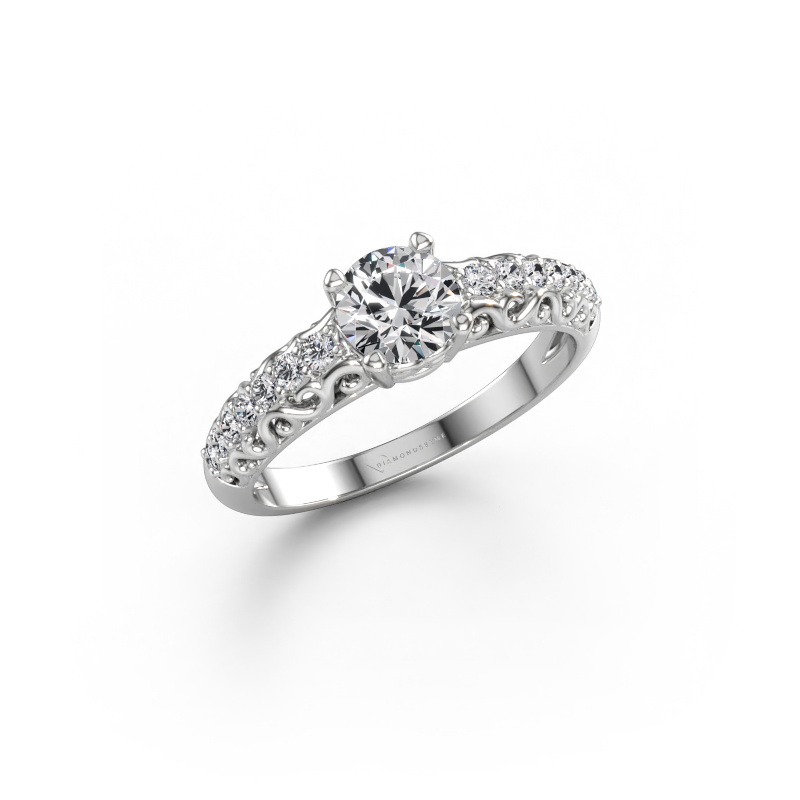 Immagine di Anello di fidanzamento Mellie 950 platino Diamante 0.92 crt