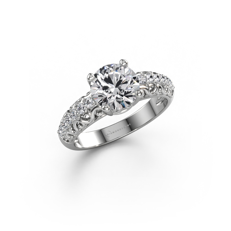Bild von Verlobungsring Mellie 950 Platin Lab-grown Diamant 1.72 crt