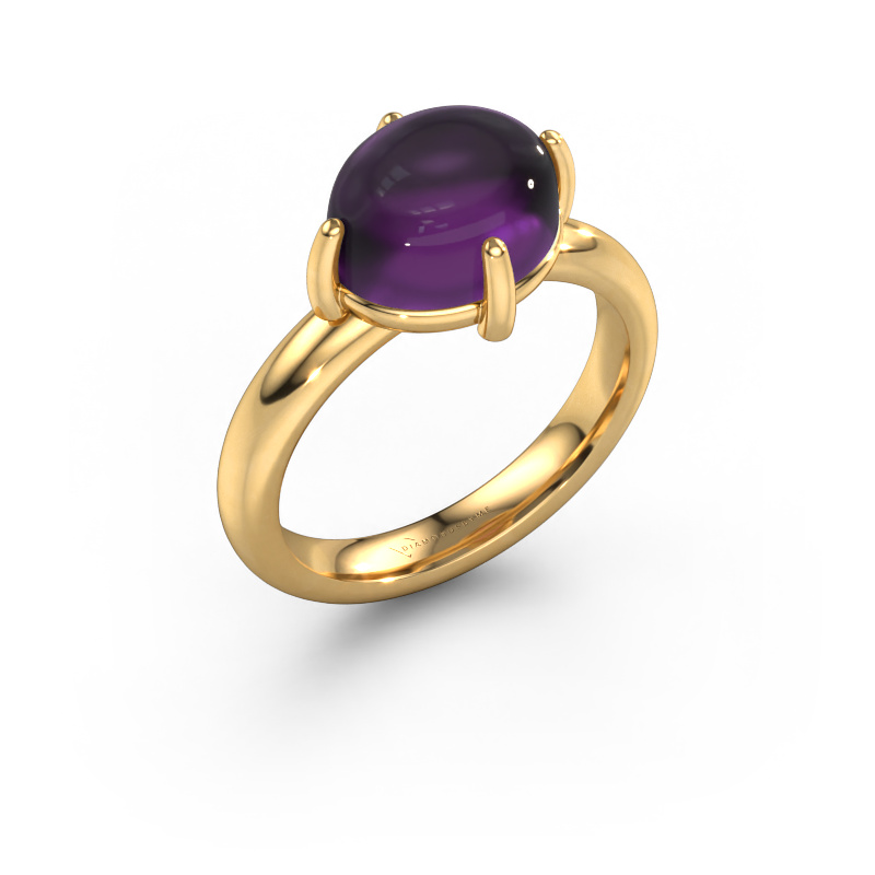 Image of Ring Melodee 585 gold Amethyst 10x8 mm