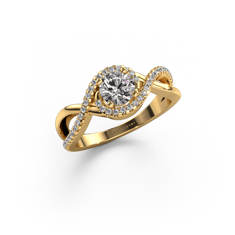 Bild von Verlobungsring Melody 585 Gold Diamant 0.84 crt