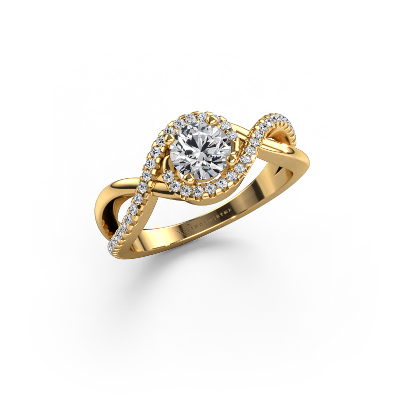 Image of Engagement ring Melody 585 gold Diamond 0.94 crt