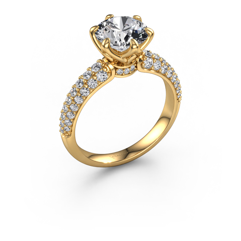 Image of Engagement ring Meryl 585 gold Diamond 2.686 crt
