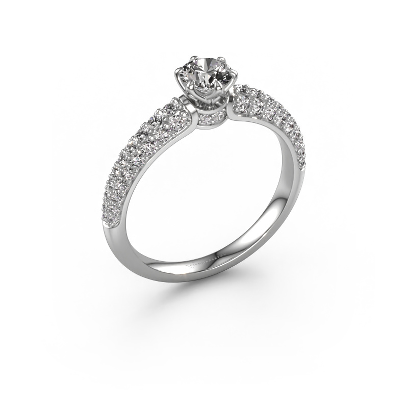 Image of Engagement ring Meryl 950 platinum Diamond 1.032 crt