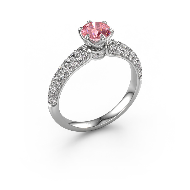 Bild von Verlobungsring Meryl 950 Platin Rosa Labordiamant 5.7 mm