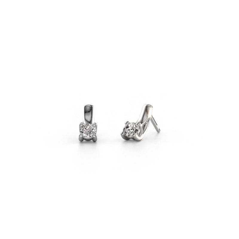 Image of Earrings Mia 1 585 white gold Diamond 0.50 crt