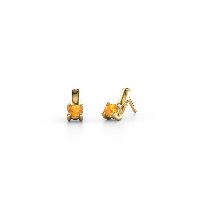 Image of Earrings Mia 1 585 gold Citrin 4.2 mm