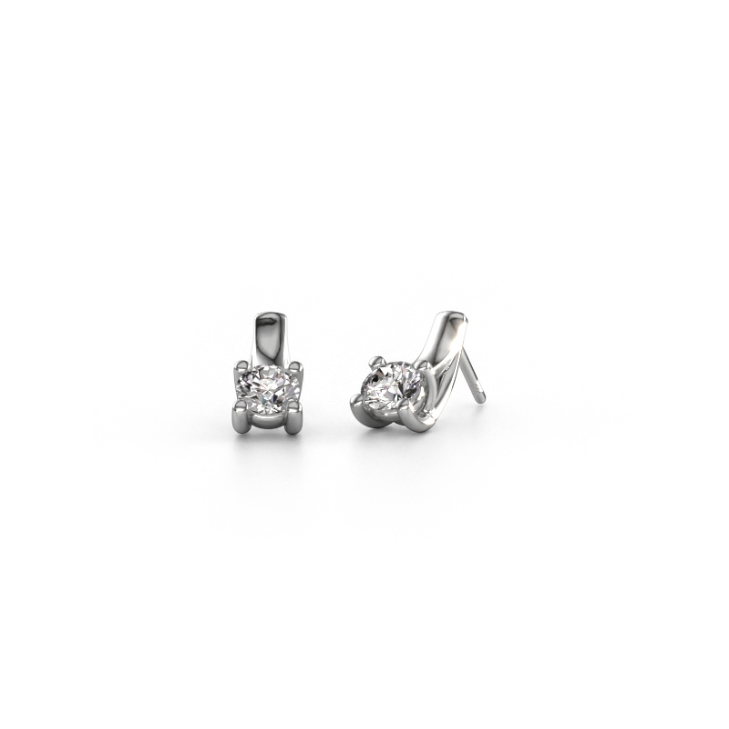 Image of Earrings Mia 1 585 white gold Diamond 1.00 crt