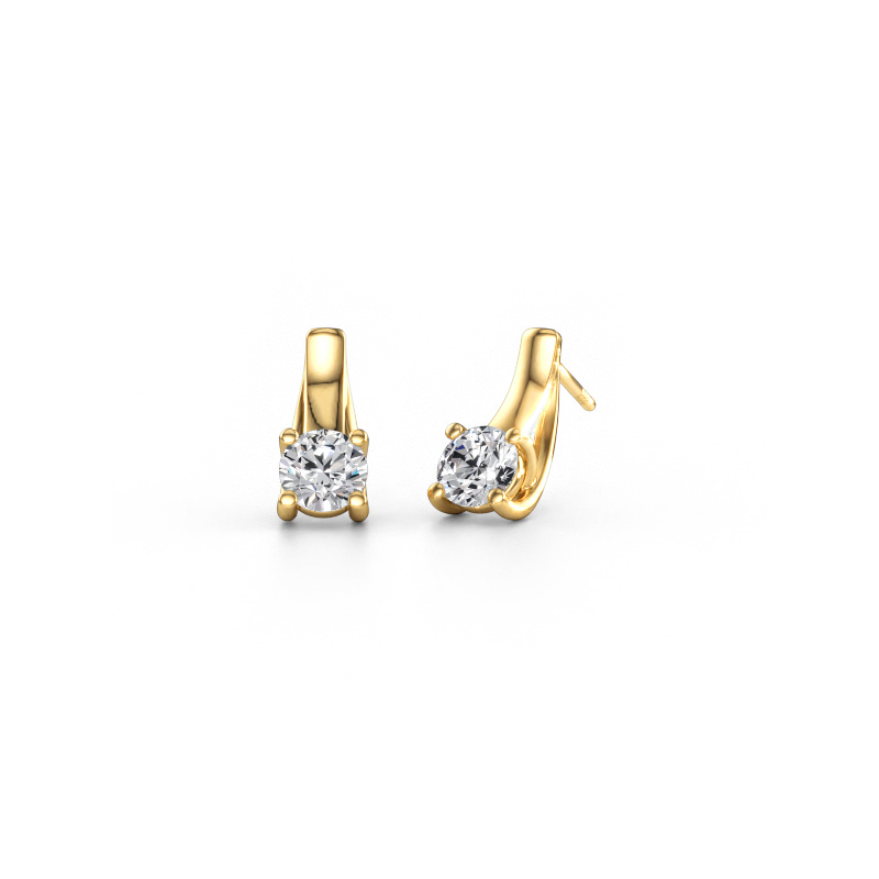 Bild av örhängen Mia 1 585 gult guld Labbodlad diamant 1.40 crt