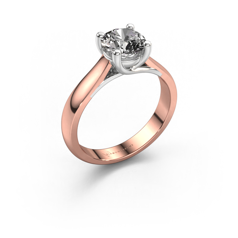 Image of Engagement ring Mia 1 585 rose gold Diamond 1.00 crt