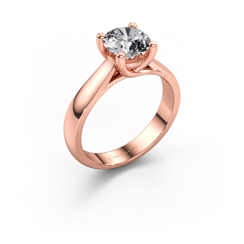 Immagine di Anello di fidanzamento Mia 1 585 oro rosa Diamante 1.50 crt