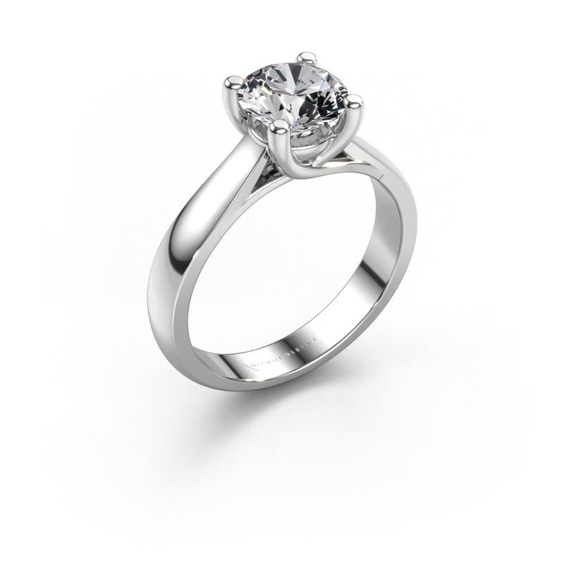 Bild von Verlobungsring Mia 1 585 Weißgold Lab-grown Diamant 1.50 crt