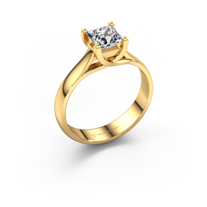 Bild von Verlobungsring Mia Square 585 Gold Lab-grown Diamant 0.80 crt