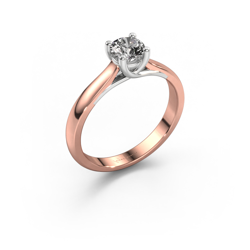 Bild von Verlobungsring Mia 1 585 Roségold Diamant 0.40 crt