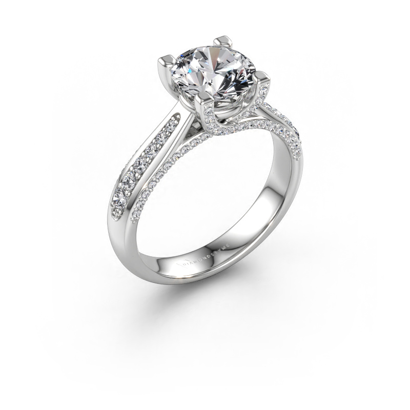 Immagine di Anello di fidanzamento Mia 3 585 oro bianco Diamante lab grown 1.926 crt