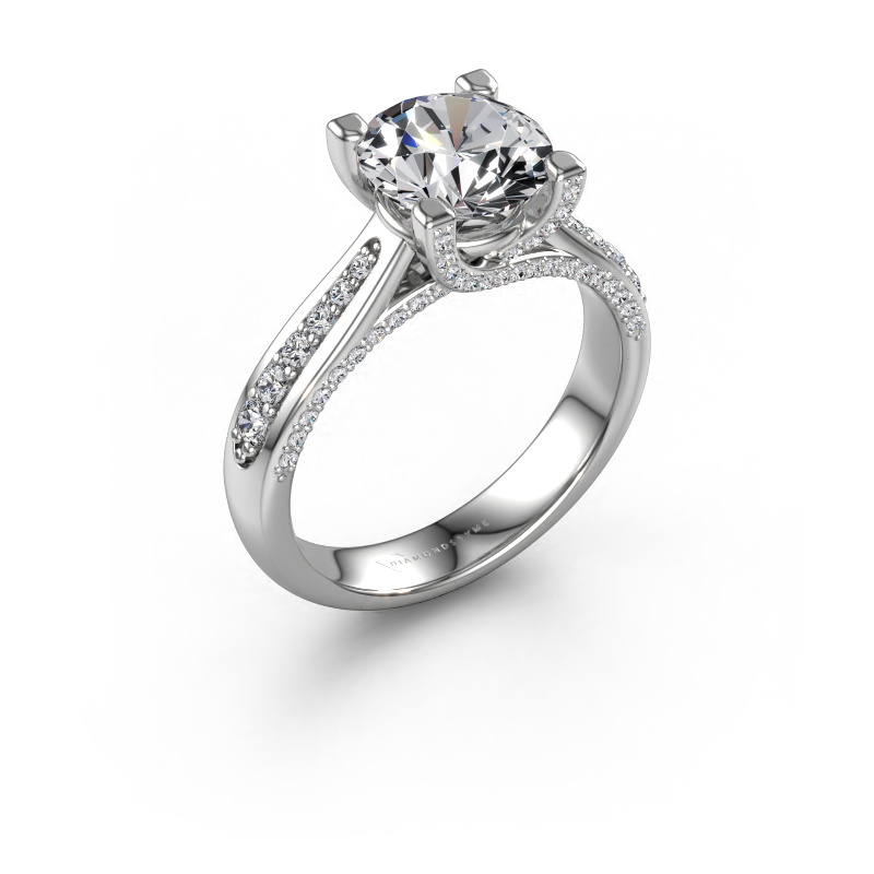Bild von Verlobungsring Mia 3 585 Weißgold Lab-grown Diamant 2.434 crt