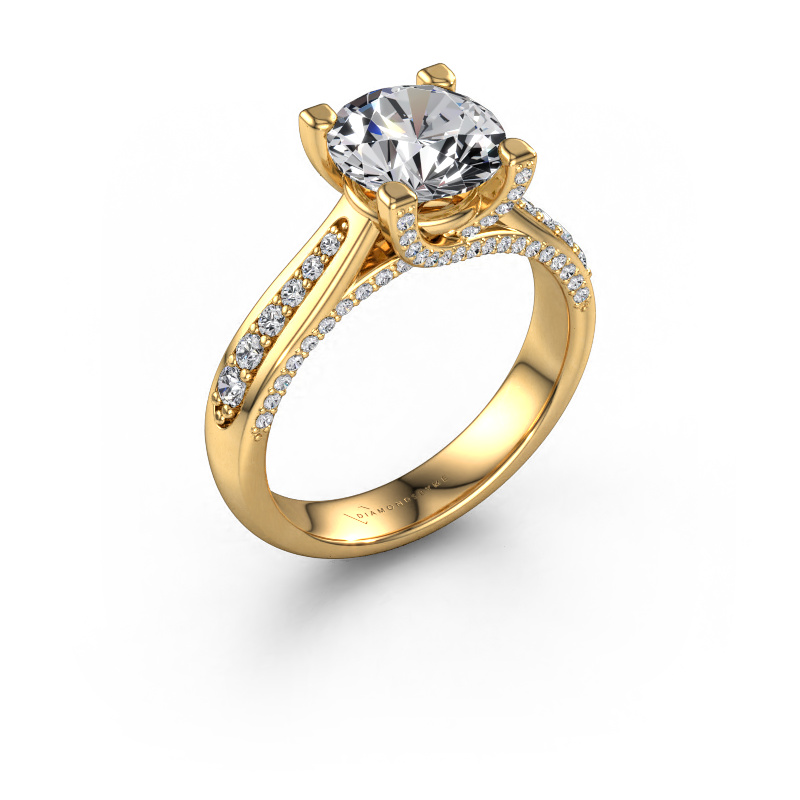 Image of Engagement ring Mia 3 585 gold Diamond 2.434 crt