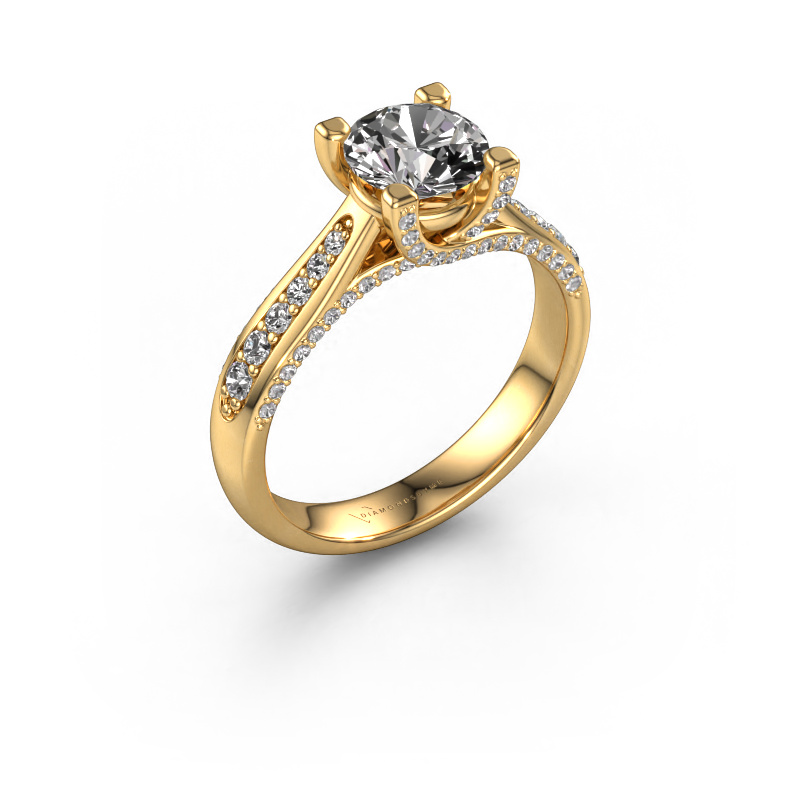 Image of Engagement ring Mia 3 585 gold Diamond 1.412 crt