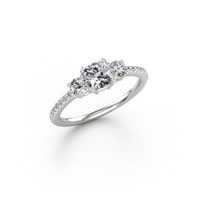 Bild von Verlobungsring Dominique CUS 2 950 Platin Lab-grown Diamant 1.047 crt