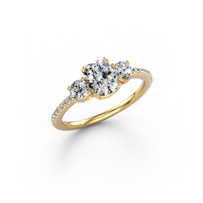 Image de Bague de fiançailles Dominique CSH 2 585 or jaune Diamant 1.467 crt