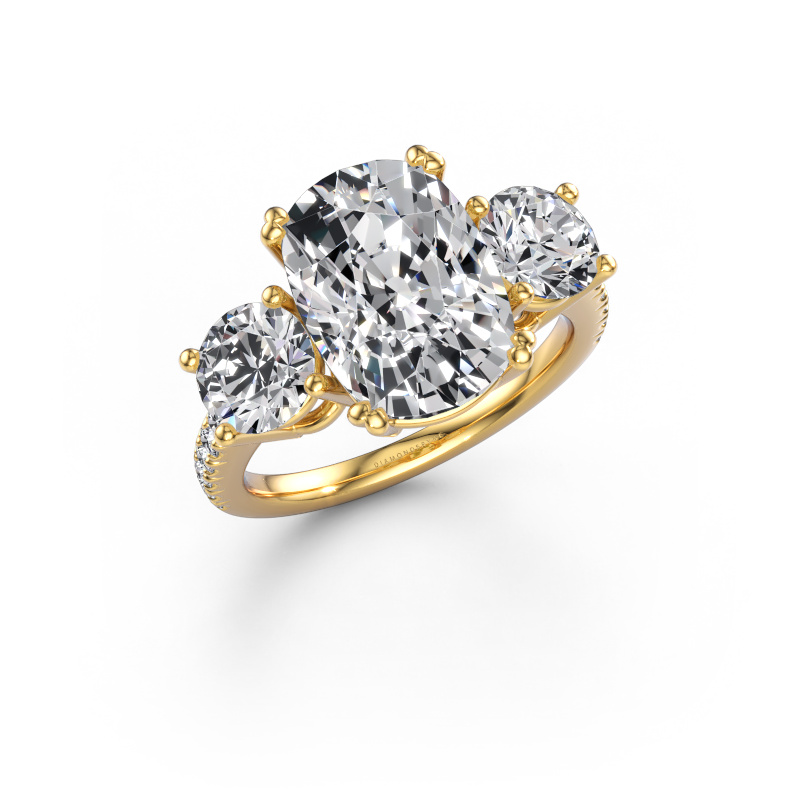 Imagen de Anillo de compromiso Dominique CSH 2 585 oro Diamante de laboratorio 6.616 crt