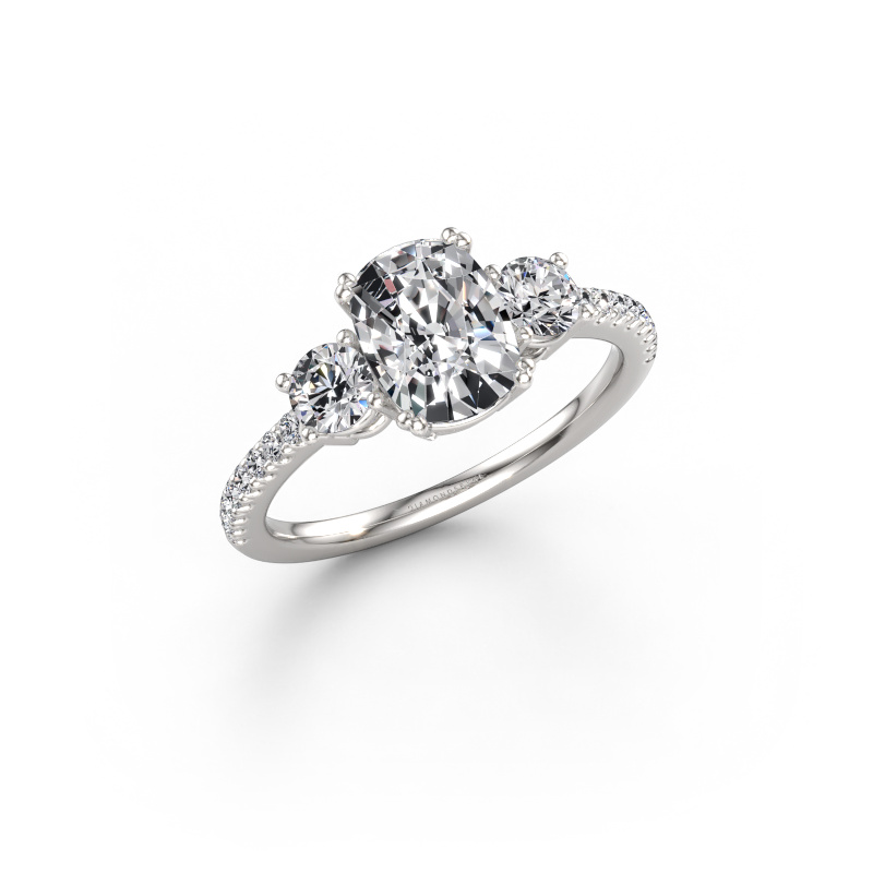Image of Engagement ring Dominique CSH 2 950 platinum Lab grown diamond 2.02 crt