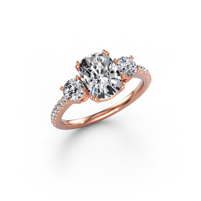 Image of Engagement ring Dominique CSH 2 585 rose gold Diamond 2.64 crt
