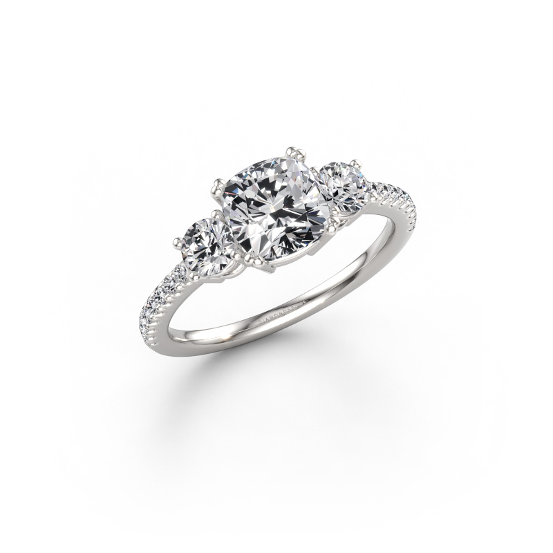Image of Engagement ring Dominique CUS 2 950 platinum Diamond 2.02 crt