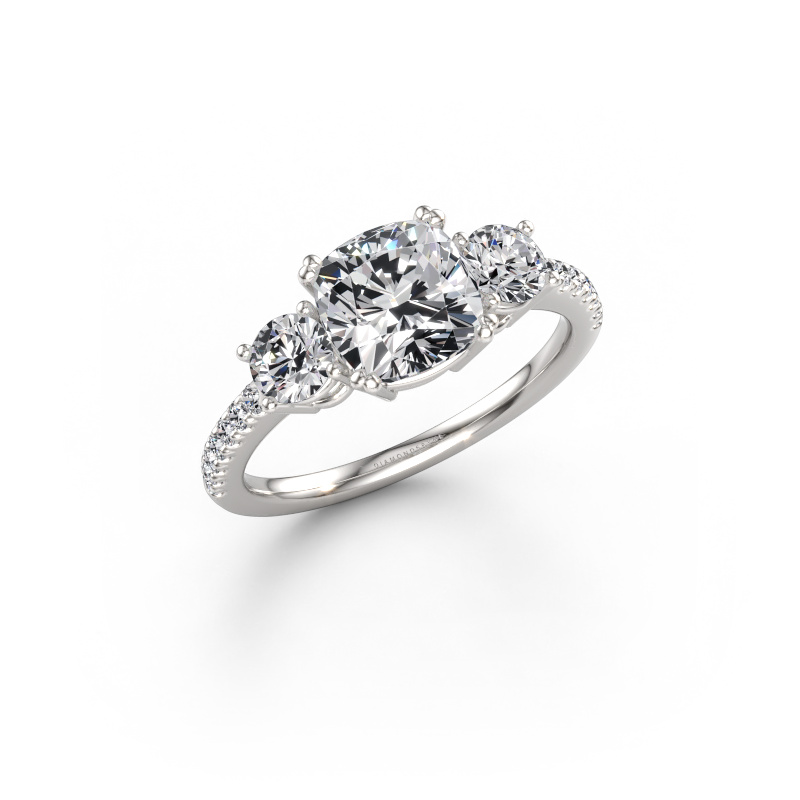Bild av Förlovningsring Dominique CUS 2 950 platina Labbodlad diamant 2.64 crt