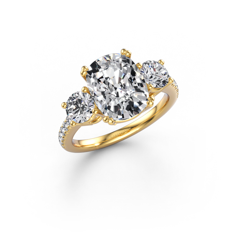 Image de Bague de fiançailles Dominique CSH 2 585 or jaune Diamant 4.480 crt