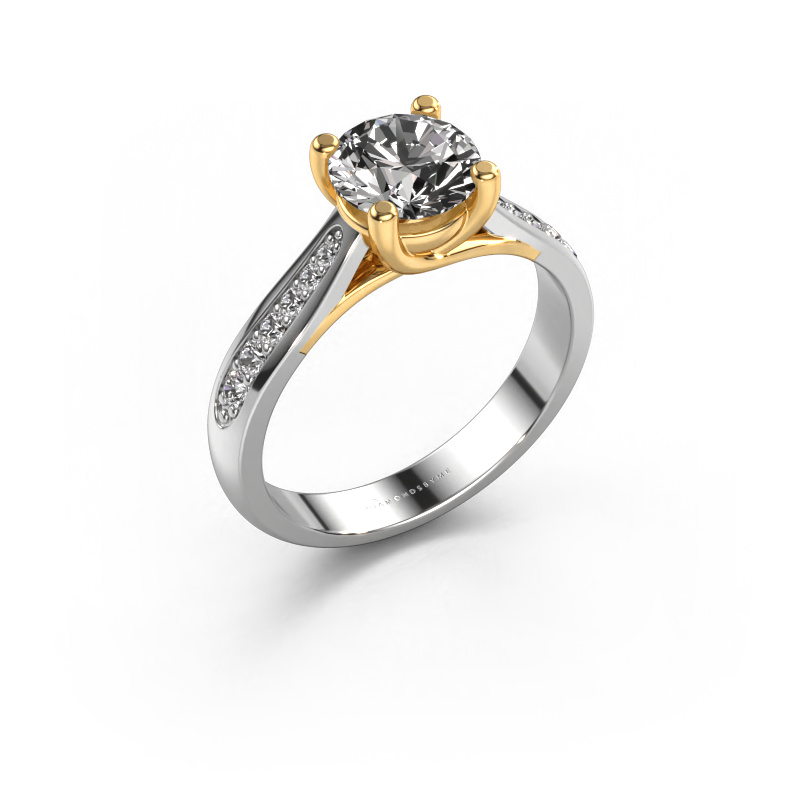 Bild von Verlobungsring Mia 2 585 Weißgold Diamant 1.179 crt