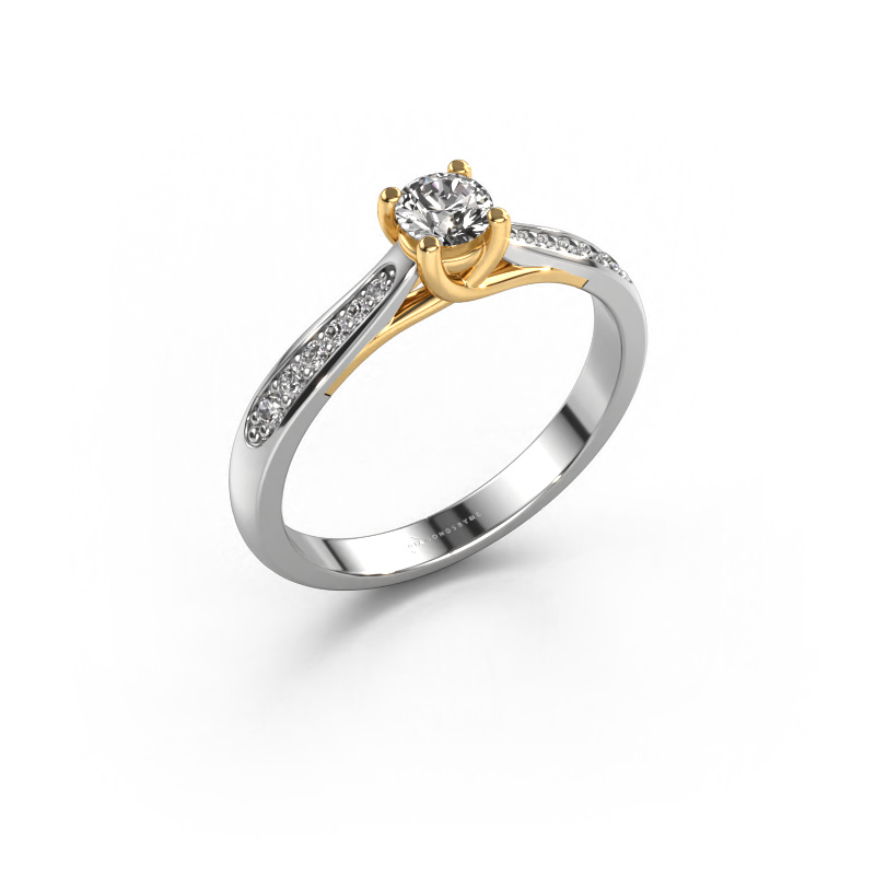 Bild von Verlobungsring Mia 2 585 Weißgold Diamant 0.368 crt