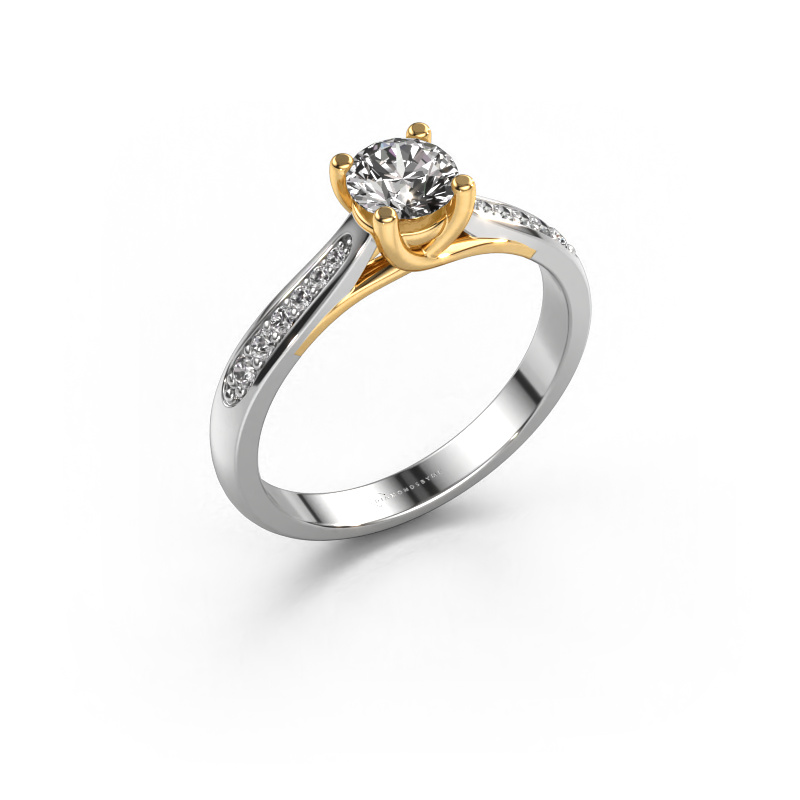 Image of Engagement ring Mia 2 585 white gold Diamond 0.518 crt