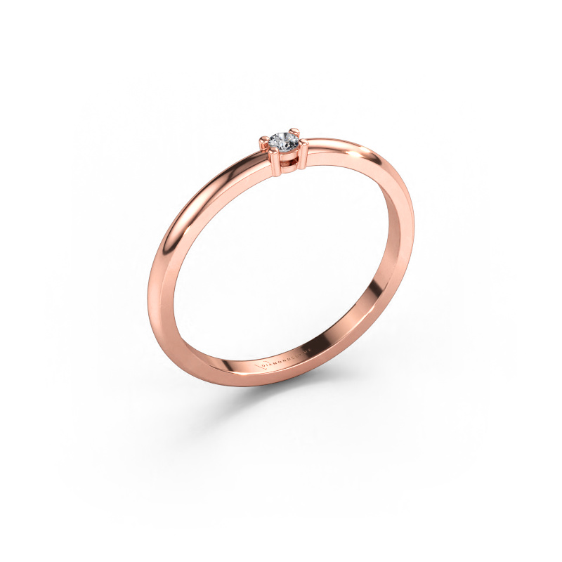 Bild av Ring Michelle 1 585 roséguld Labbodlad diamant 0.03 crt