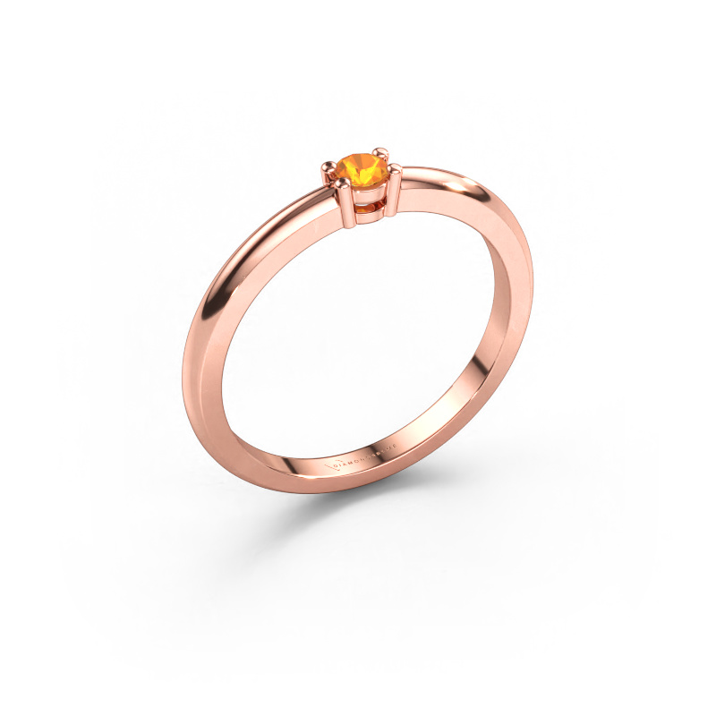 Bild av Ring Michelle 1 585 roséguld Citrin 2.7 mm
