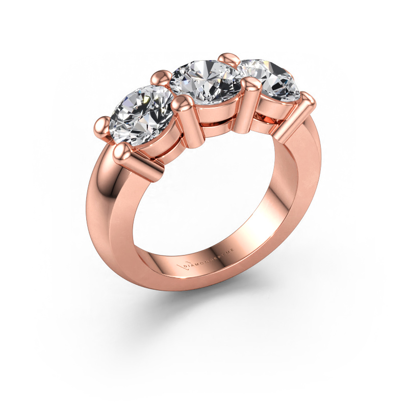 Immagine di Anello Michelle 3 585 oro rosa Diamante 3.00 crt