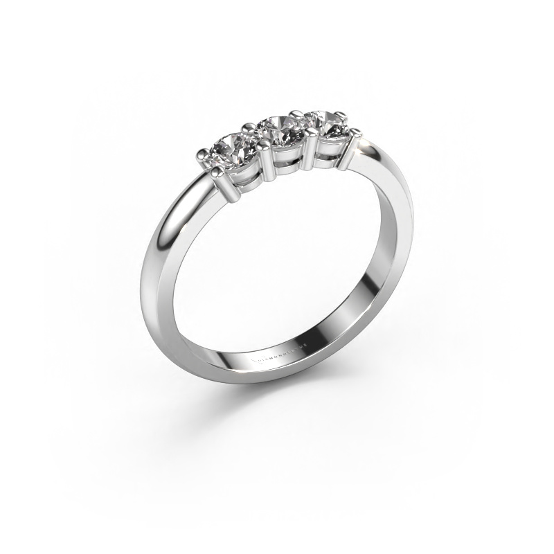 Bild von Ring Michelle 3 950 Platin Zirkonia 3.7 mm