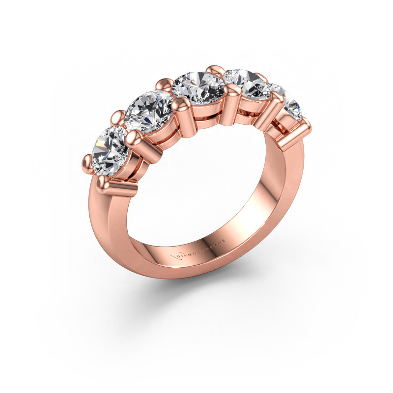 Immagine di Anello Michelle 5 585 oro rosa Diamante lab grown 2.50 crt