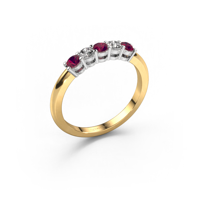 Bild von Ring Michelle 5 585 Gold Rhodolit 3 mm